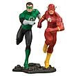 JLA Green Lantern and Flash Build a Scene Statue